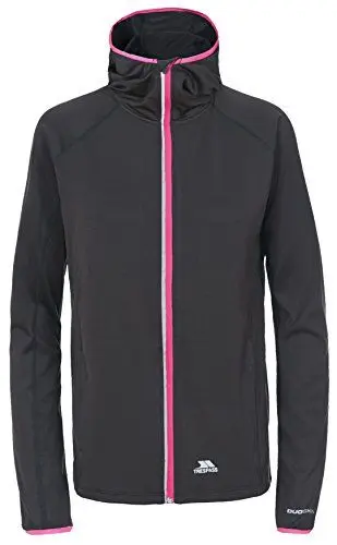 Produktbild: Trespass Finchie, Black, XS, Schnelltrocknende Sportjacke für Damen, X-Small, Schwarz