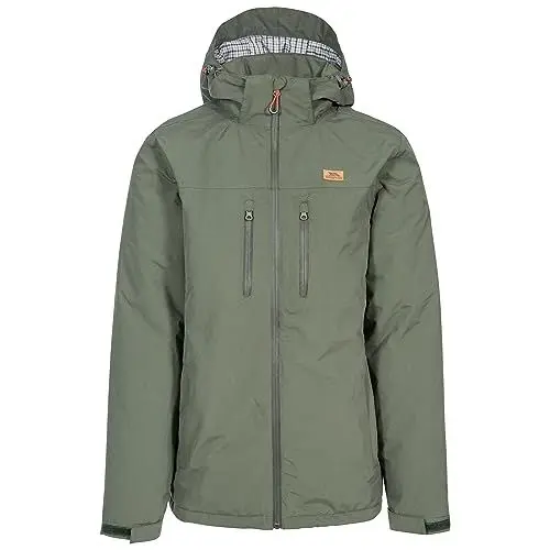 Produktbild: Trespass Herren Wasserdichte Jacke Mit Abnehmbarer Kapuze TOFFIT, Basil, L, MAJKRATR0003_BAIL
