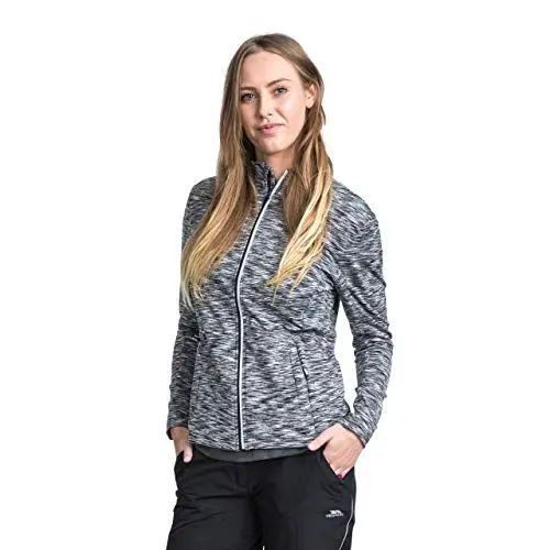 Produktbild: Trespass Indira, Grey Marl, M, Schnelltrocknende Antibakterielle Sportjacke für Damen, Medium, Grau