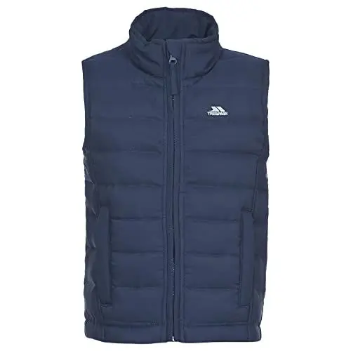 Produktbild: Trespass Jadda, Navy, 11/12, Warme Gepolsterte Weste für Kinder / Unisex / Mädchen und Jungen, 11-12 Jahre, Blau