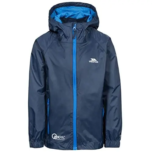 Produktbild: Trespass Kinder Regenhose Kompakt Zusammenrollbare Qikpac, Navy, 9/10, UCBTRAM30001_NA19/10