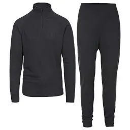 Produktbild: Trespass Kinder Schnelltrocknendes Baselayer Set (Hose & Langärmliges Oberteil) UNITE360, Black x, 2/3, UCBLSEI20001_BLX2/3