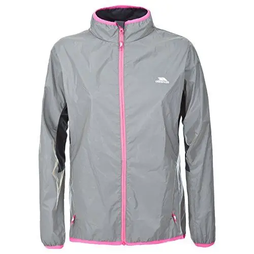 Produktbild: Trespass Damen Lumi Wasserdichte Regenjacke Aus Vollst ndig Reflektivem Material, Silver Reflective, XL EU