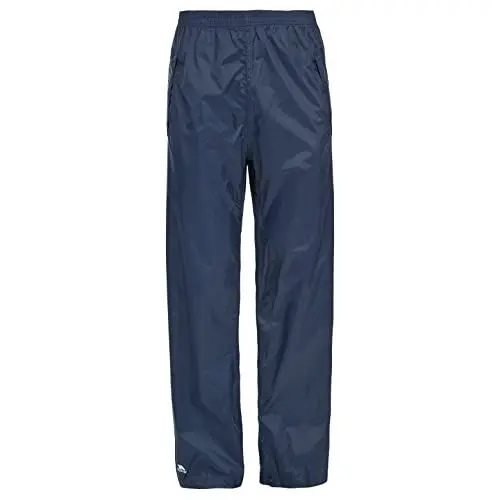 Produktbild: Trespass Packup Trouser, Navy, XXS, Kompakt Zusammenrollbare Wasserdichte Regenhose mit 3 Taschenöffnungen für Damen und Herren / Unisex, XX-Small / 2XS / 2X-Small, Blau