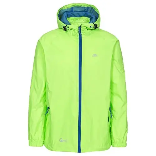 Produktbild: Trespass Unisex Erwachsene Qikpac Jacket Kompakt Zusammenrollbare Wasserdichte Regenjacke, grün (Green Gecko), XXXS
