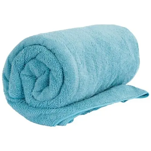 Produktbild: Trespass Wringin, Bluebottle, Schnelltrocknendes Mikrofaser Handtuch mit Beutel, 135cm x 70cm, Blau