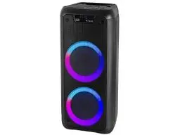 Produktbild: Trevi XFest XF 600 KB Tragbarer Lautsprecher mit 80W Verstärkung, Wireless Musikbox mit Dynamischem Mikrofon für Karaoke, USB-Anschluss, Micro SD, AUX-IN, Eingebauter Akku, Blaue LED Anzeige