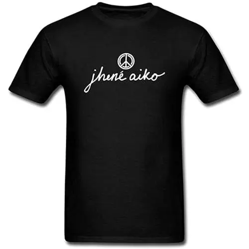 Produktbild: Trgdhj Natividad Olive Men's Jhene Aiko Design Cotton T Shirt Black L