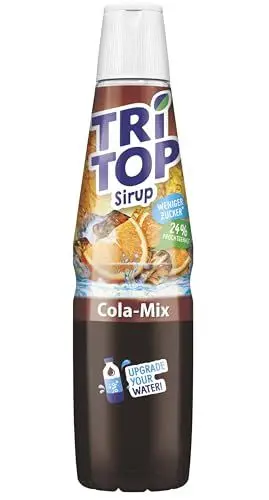 Produktbild: TRi TOP Orange-Cola-Mix | kalorienarmer Sirup für Erfrischungsgetränk, Cocktails oder Süßspeisen | wenig Zucker (1 x 600ml)