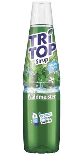 Produktbild: TRi TOP Waldmeister | kalorienarmer Sirup für Erfrischungsgetränk, Cocktails oder Süßspeisen | wenig Zucker (1 x 600ml)