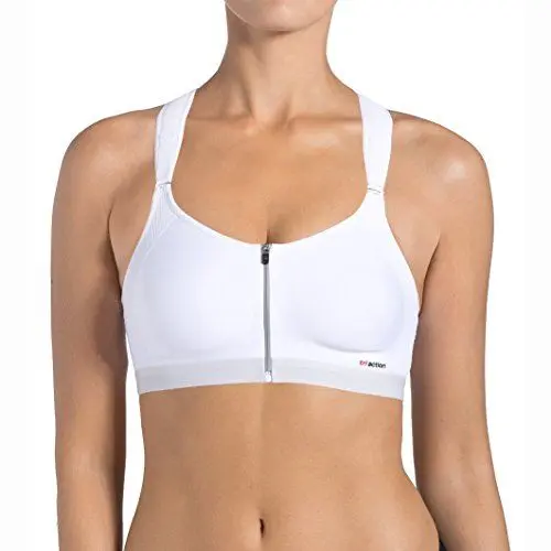 Produktbild: TriAction Damen Bügelloser Sport-BH Control Boost F, Gr. 70C, Weiß (WHITE 03)