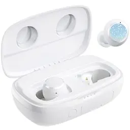 Produktbild: Tribit Bluetooth Kopfhörer, Kopfhörer Kabellos Bluetooth 5.2, Touch Control Kopfhörer mit Mikrofon ENC Rauschunterdrückung, IPX8 Wasserschutz, Arbeit Musikanrufe, Weiß