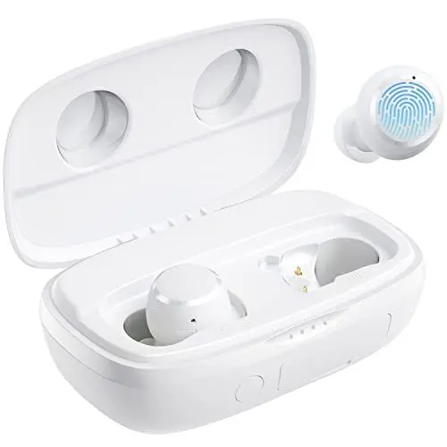 Produktbild: Tribit Bluetooth Kopfhörer, Kopfhörer Kabellos Bluetooth 5.2, Touch Control Kopfhörer mit Mikrofon ENC Rauschunterdrückung, IPX8 Wasserschutz, Arbeit Musikanrufe, Weiß