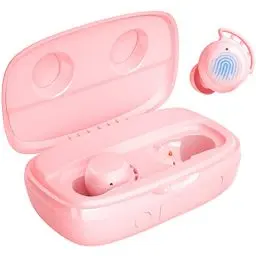 Produktbild: Tribit Bluetooth Kopfhörer, Kopfhörer Kabellos Bluetooth 5.2, Touch Control Kopfhörer mit Mikrofon ENC Rauschunterdrückung, IPX8 Wasserschutz, Arbeit Musikanrufe, Pink