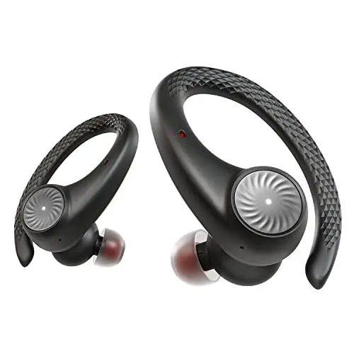 Produktbild: Tribit Bluetooth Kopfhörer Sport, In Ear Kopfhörer Kabellos Bluetooth 5.2 Stereo, 65 Std Spielzeit, Comfort Fit, IPX8 Wasserdicht Ohrhörer mit Ohrhaken für Sport Fitness