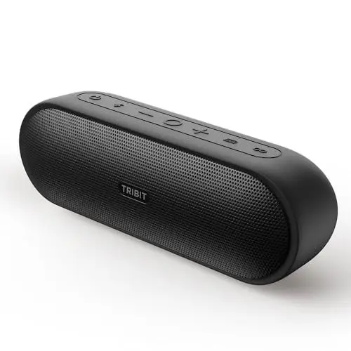 Produktbild: Tribit tragbarer Bluetooth-Lautsprecher XSound Plus 2, drahtloser Lautsprecher 30W mit XBass, IPX7, 24 Stunden Spielzeit, Stereo-Sound, Bluetooth 5.3 Lautsprecher für Party, Auto, Reisen