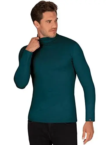 Produktbild: Trigema Herren 602010 Rollkragenshirt, Saphir, S
