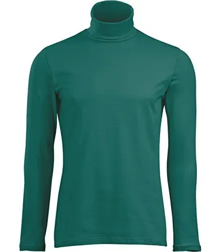 Produktbild: Trigema Herren Rollkragen Langarmshirt 602010, Grün (Vert), Medium