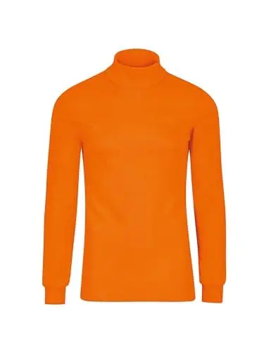 Produktbild: Trigema Herren Sportrollkragenpullover 685010 , Orange (leuchtorange), Small