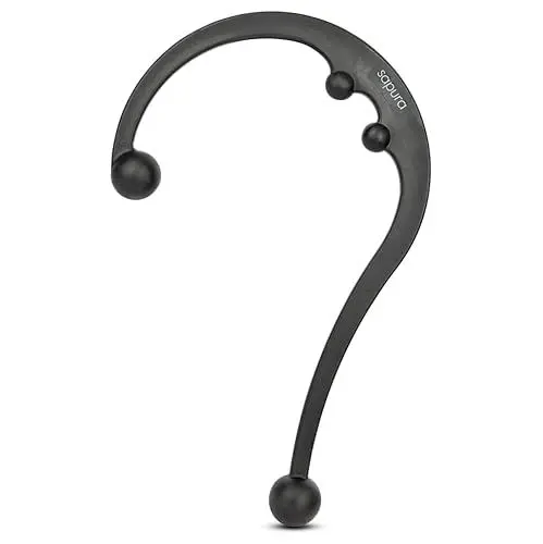 Produktbild: Triggerpunkt Drücker + Anwendungsheft - Selbstmassagegerät Massagestab Rücken Trigger Stick Triggerpunkt Massagegerät