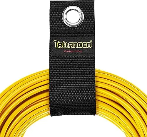 Produktbild: Trilancer Kabel Organizer Kabelriemen, Hochleistungs-Aufbewahrungsgurte, Verstellbare Kabelhalter Kabelbinder für Verlängerungskabel, Schläuche, Seile, Keller, Werkstatt, Wohnmobil(4L, 4XL)(8er-Packs)