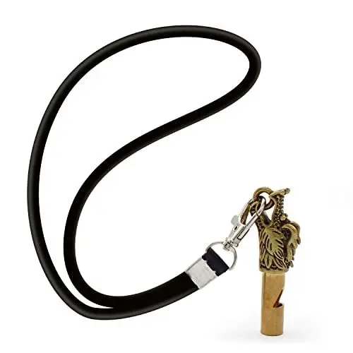 Produktbild: Trillerpfeife Sportunterricht, TIANLIN Signalpfeife, Schiedsrichterpfeife, Trillerpfeife Metall (Kupfer), Lauter Ton, mit 47cm Lanyard und Aufbewahrungsbox, Einsetzbar für Sport, Training