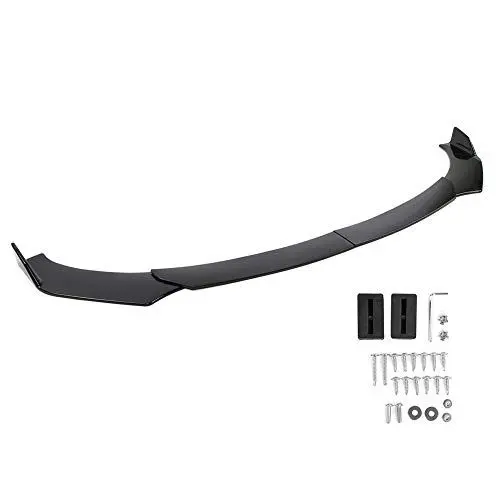 Produktbild: Trim 4Pcs Auto Frontschürze Lip Splitter Körper Schaufeln Guard Universal Auto Modifiziertes Zubehör Frontschürze Lippe Front Splitter, Spoilerlippe, für R56 Front