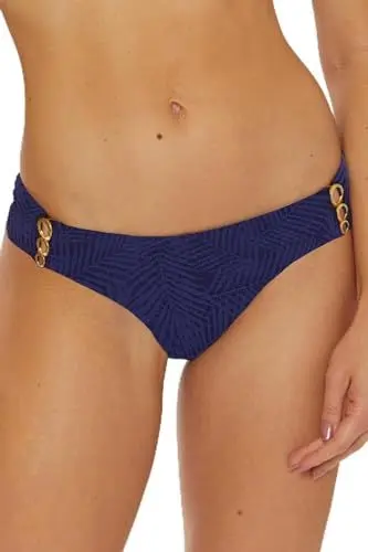 Produktbild: Trina Turk Damen Daintree Hipster-Bikinihose, freche Abdeckung, Bademode Bikini-Unterteile, Marineblau, 36