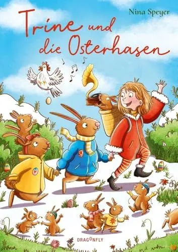 Produktbild: Trine und die Osterhasen: Eine fröhlich bunte Geschichte über verschiedene Osterbräuche und den Frühlingsanfang für Kinder ab 5 Jahren
