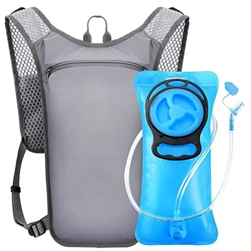 Produktbild: Trinkrucksack mit Thermofach Wasserbeutel Wasserblase Trinkblase Laufrucksack Fahrradrucksack