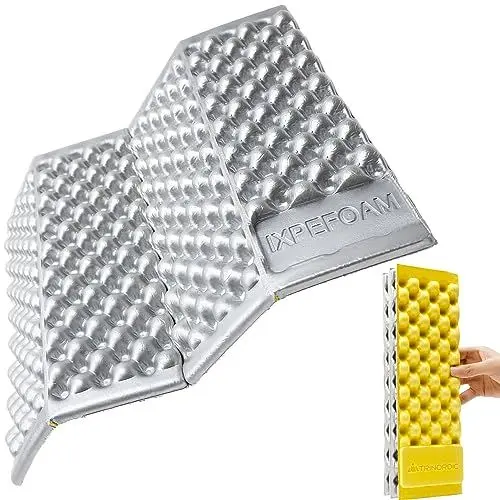 Produktbild: Trinordic Sitzkissen Outdoor Faltbar - Wetterfest, strapazierfähig, wasserdicht & isolierend IXPE Thermo Sitzunterlage für Wandern – Unverzichtbare Campingausrüstung für Outdoor-Abenteuer