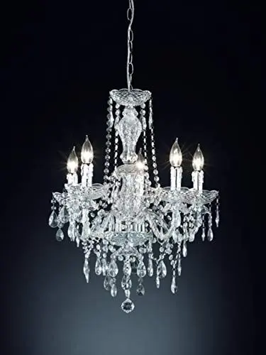 Produktbild: Trio 1160051-06 Kronleuchter, E14, transparent