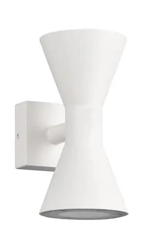 Produktbild: Trio Leuchten Außen Wandleuchte Ardas 212560231, Aluminium Druckguss Weiß matt, exkl. 2x GU10