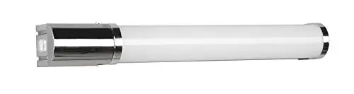 Produktbild: Trio Leuchten LED Bad Wandleuchte Piera 284074206, Kunststoff chromfarbig, inklusiv 8 Watt LED, Schalter, Steckdose, Chrom