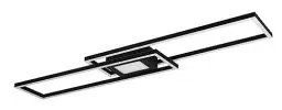 Produktbild: Trio Leuchten LED Deckenleuchte Ganado 670710532, Metall Schwarz matt, inkl. 38 Watt LED, Fernbedienung, Farbwechsler, Nachtlicht