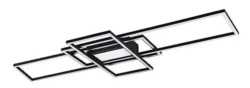 Produktbild: Trio Leuchten LED Deckenleuchte Irvine 620010442, Metall Anthrazit, inkl. 60 Watt LED, Fernbedienung, Dimmer, Nachtlicht