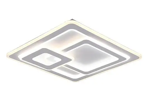 Produktbild: Trio Leuchten LED Deckenleuchte Mita 629219331, Metall Weiß matt, Acryl, inkl. 76 Watt LED, Fernbedienung, Dimmer, Farbwechsel