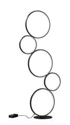 Produktbild: Trio Leuchten LED Stehleuchte Rondo 422610532, Metall schwarz matt, inkl. 36 Watt LED, Fuß Dimmer