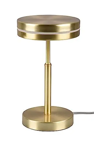 Produktbild: Trio Leuchten LED Tischleuchte Franklin 526510108, Metall Messing matt, inkl. 6 Watt LED