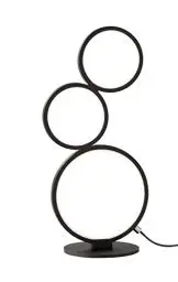 Produktbild: Trio Leuchten LED Tischleuchte Rondo 522610332, Metall schwarz matt, inkl. 17 Watt LED, Tast Dimmer