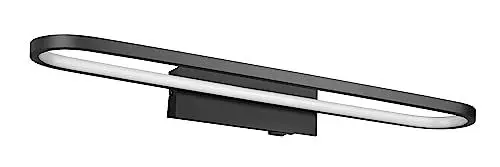 Produktbild: Trio Leuchten LED Wandleuchte Gianni 283779132, Metall Schwarz matt, inkl. 22 Watt LED