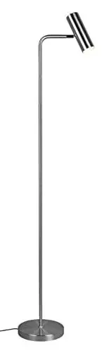 Produktbild: Trio Leuchten Stehleuchte Marley 412400107, Metall Nickel matt, exklusiv Leuchtmittel 1x GU10