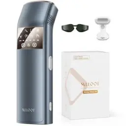 Produktbild: TRIPLE-Pulse IPL Laser Haarentfernung, Komfort 2.8 °C Saphir Eiskühlung Haarentfernungsgerät für Frauen und Männer, Effektive, Permanente, Alternative zur Salon-Haarentfernung zu Hause (Marineblau)