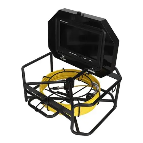 Produktbild: Trisar Industrielle Rohrinspektionskamera, Kanalkamera 4500mAh 1080p für Klimaanlage (EU-Stecker)