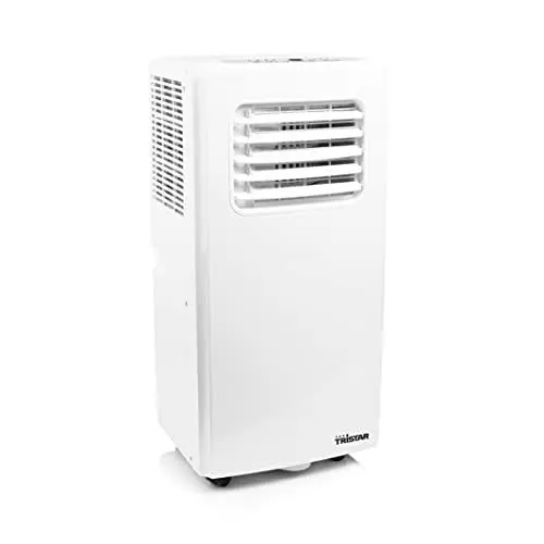 Produktbild: Tristar AC-5529 Mobile Klimaanlage – 9000 BTU – Kombinierte Kühl-, Entfeuchtungs- und Ventilatorfunktion – mit Fernbedienung – Abdichtungsset inkl.