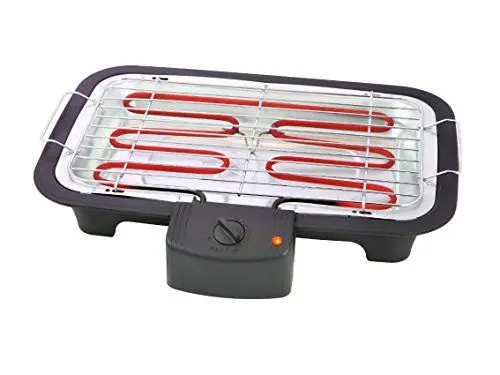 Produktbild: Tristar Elektrogrill/ Tischgrill - Grillfläche 37x21cm, 2000 Watt, regelbare Heizstufe, inkl. Grillrost, BQ-2813