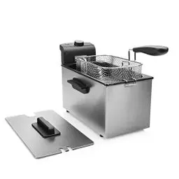 Produktbild: Tristar Fritteuse, 3L Kapazität, 2000W, Einstellbarer Thermostat (130-190°C), Überhitzungsschutz, Spülmaschinenfeste Teile, Leicht zu Reinigen, FR-6946
