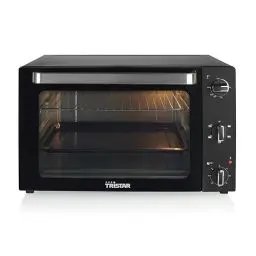 Produktbild: Tristar Umluft-Ofen, 2000 W, 60 L Volumen, Timerfunktion, Doppelglastür, Regelbarer Thermostat bis 230 °C, eine obere und untere Heizzone, mit Grillrost und Backblech, OV-3640