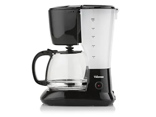 Produktbild: Tristar Kaffeemaschine mit 1,25L Fassungsvermögen – für 10-12 Tassen, auch für camping, CM-1245, schwarz