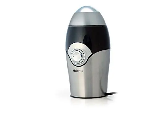 Produktbild: Tristar Kaffeemühle - 70 Gram Kaffee, 10 Tassen, 2 Edelstahl-Klingen, 150 Watt, KM-2270